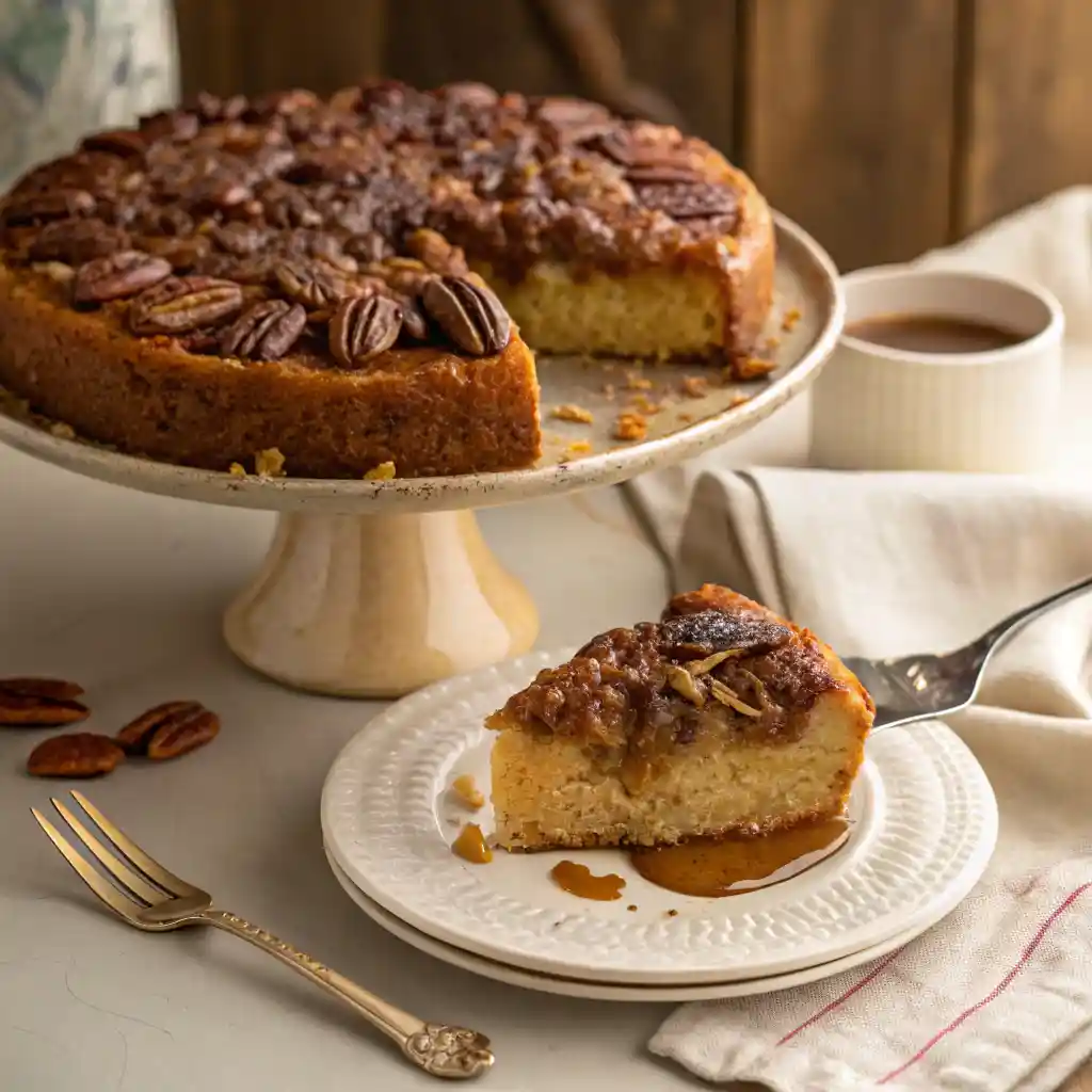 Pecan Upside Down Cake