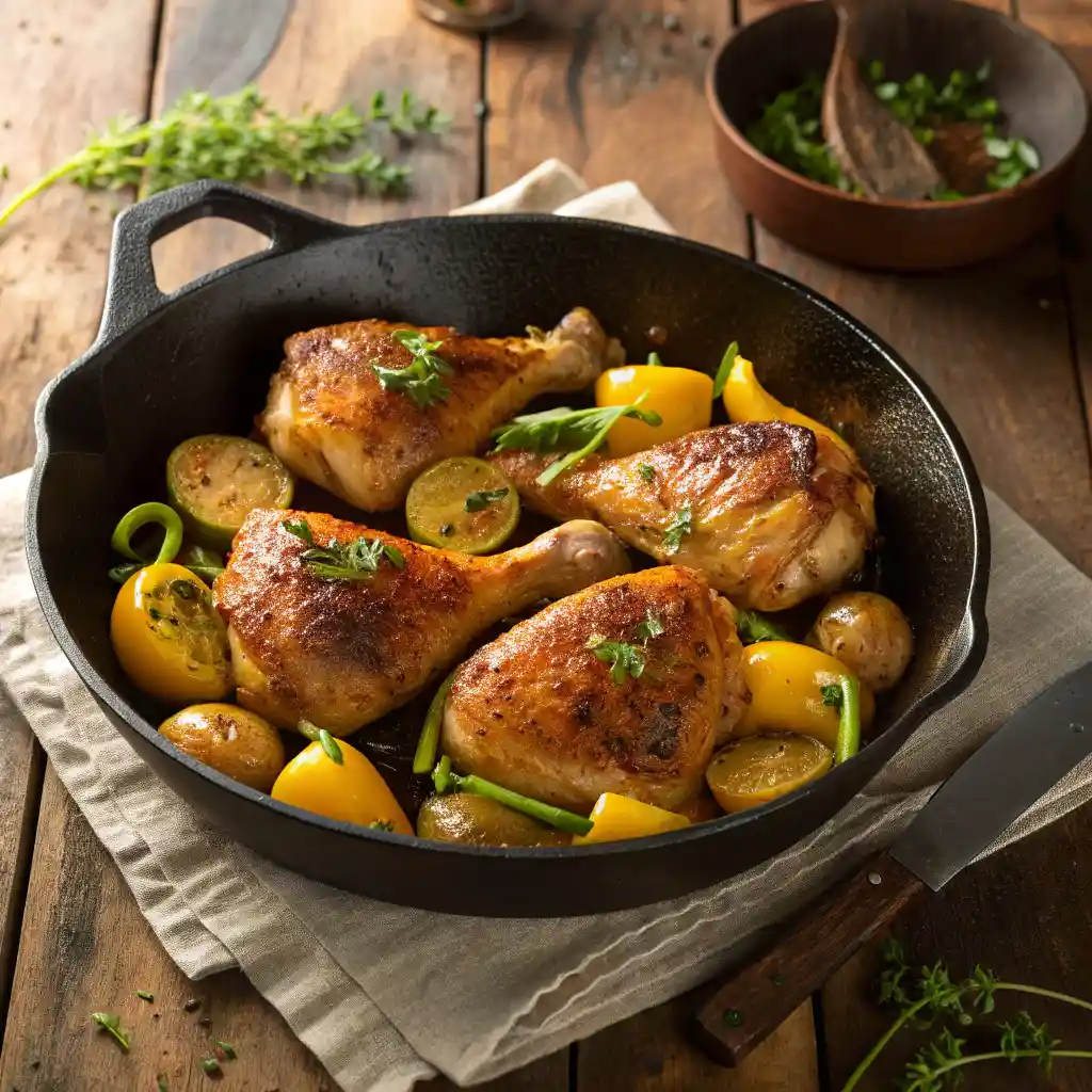 Pepperoncini Chicken: Crispy One-Pan Comfort 4 Pepperoncini Chicken