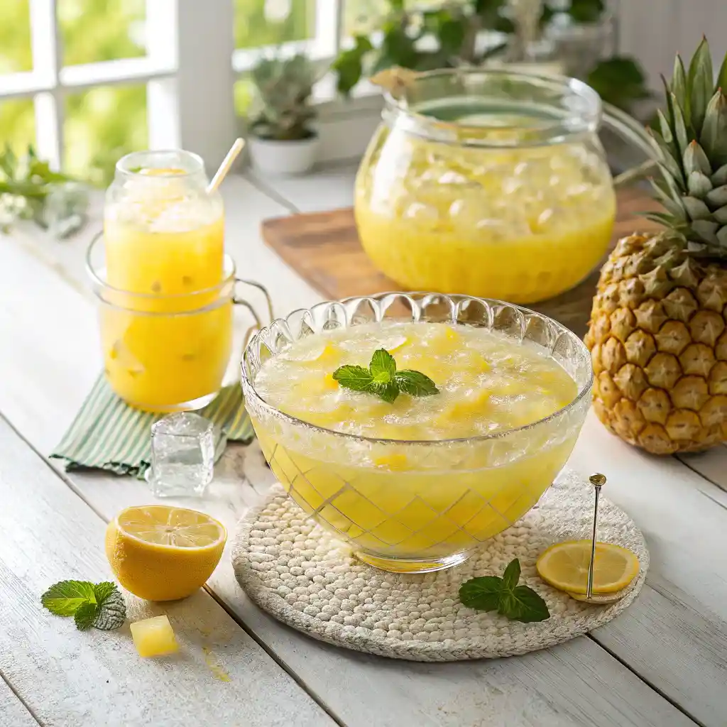 Pineapple Lemonade Punch