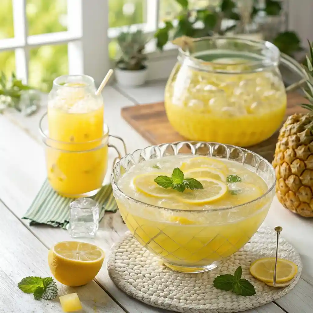 Pineapple Lemonade Punch
