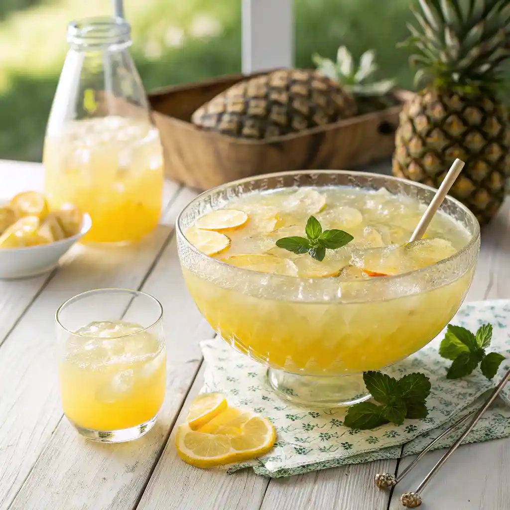Pineapple Lemonade Punch