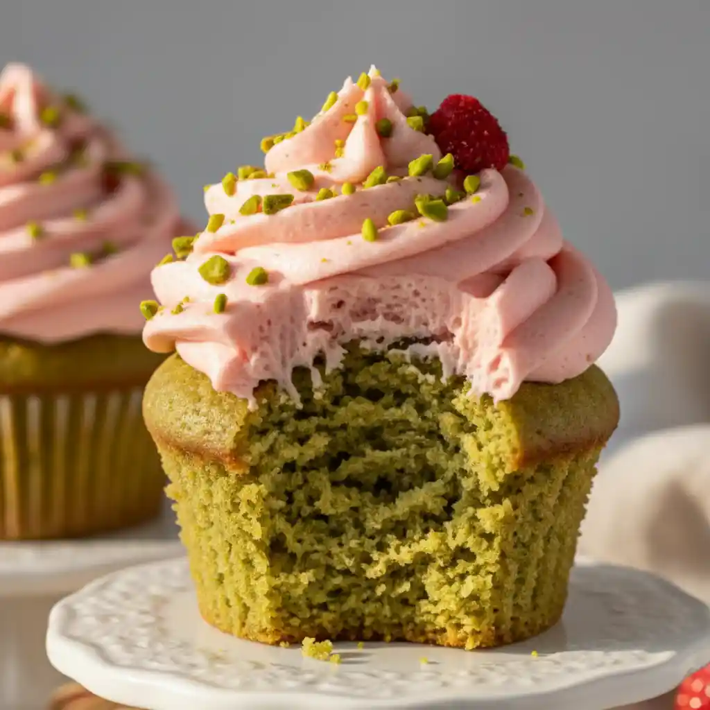 Pistachio Cupcakes