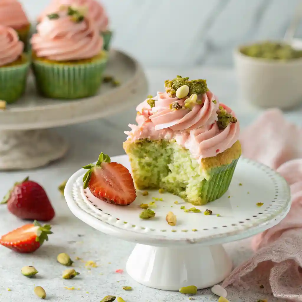 Pistachio Cupcakes