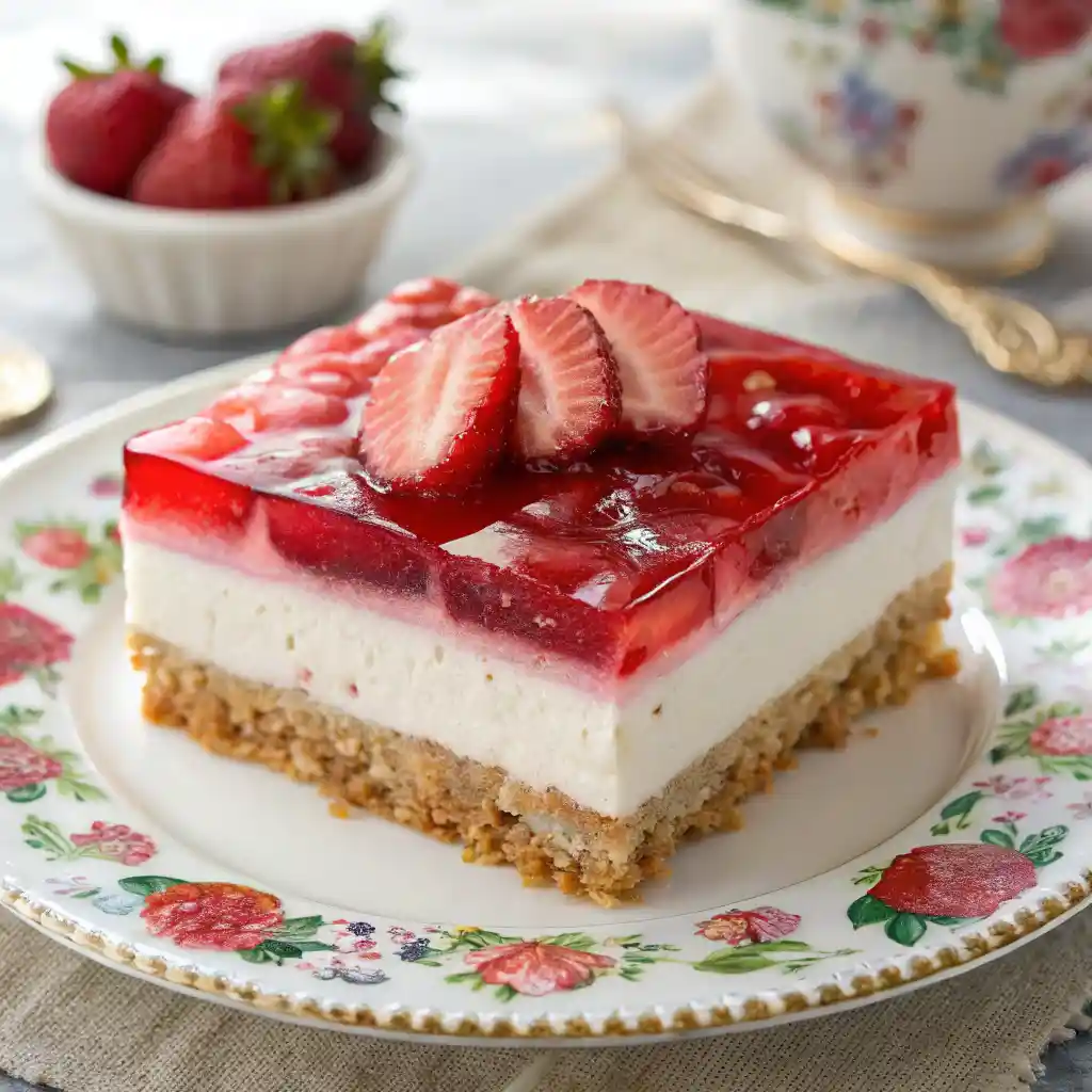 Pretzel Salad Recipe With Strawberry Layers 3 Pretzel Salad Recipe