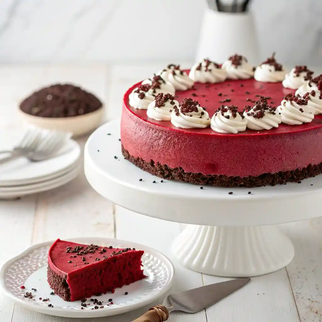 No-Bake Red Velvet Cheesecake Bliss 4 Red Velvet Cheesecake