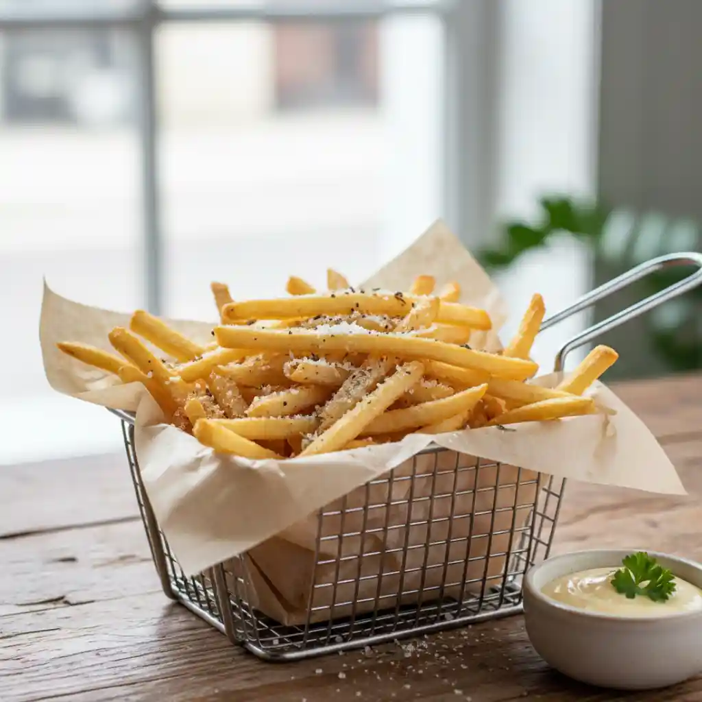 Crispy Shoestring Fries Recipe 1 Shoestring Fries