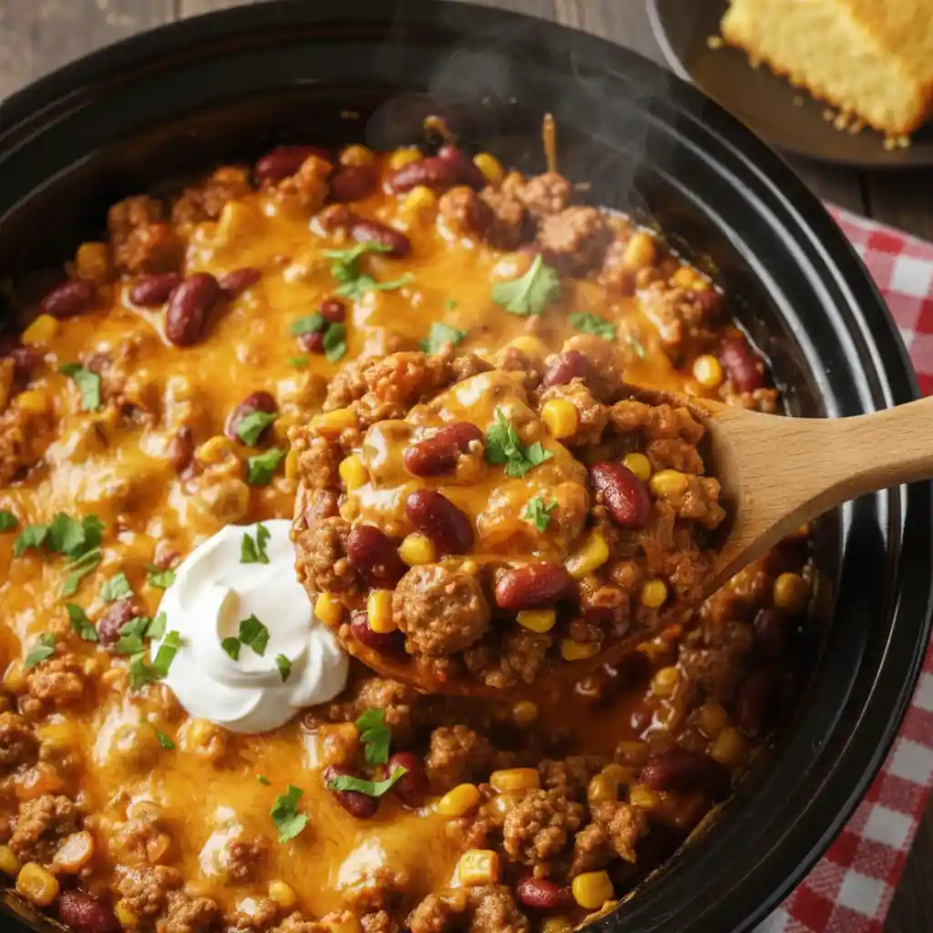 Slow Cooker Cowboy Casserole