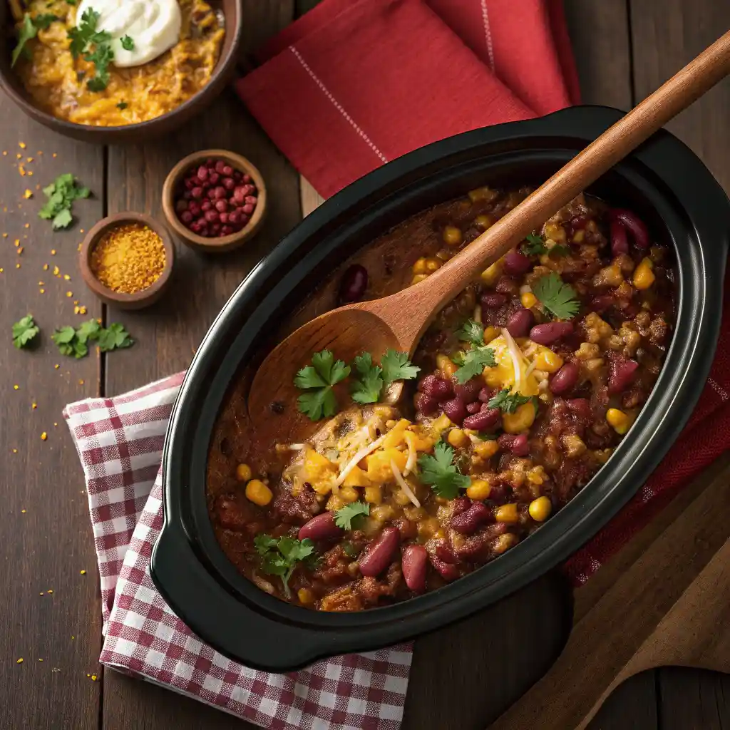 Slow Cooker Cowboy Casserole