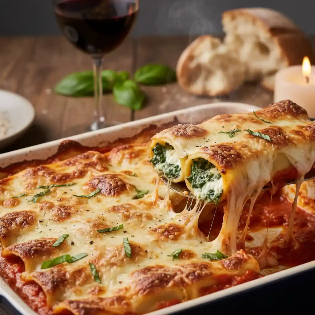 Spinach And Ricotta Cannelloni Recipe 1 Spinach And Ricotta Cannelloni