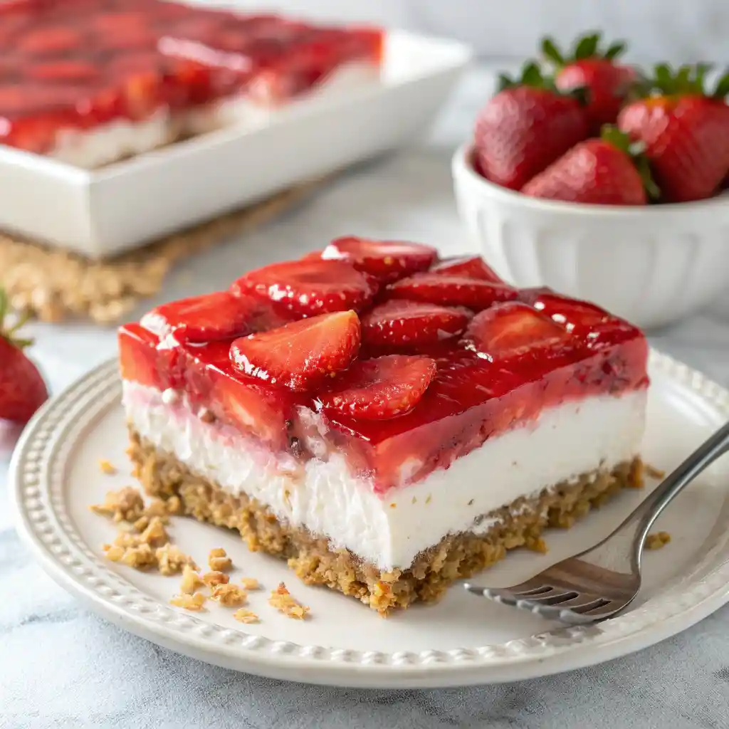 Strawberry Pretzel Salad Recipe 3 Strawberry Pretzel Salad