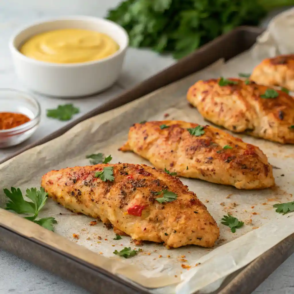 Baked Chicken Tenderloins 3 Baked Chicken Tenderloins