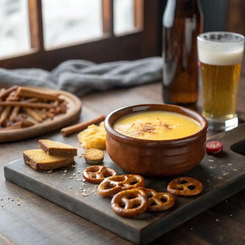 Beer Cheese Dip for Pretzels