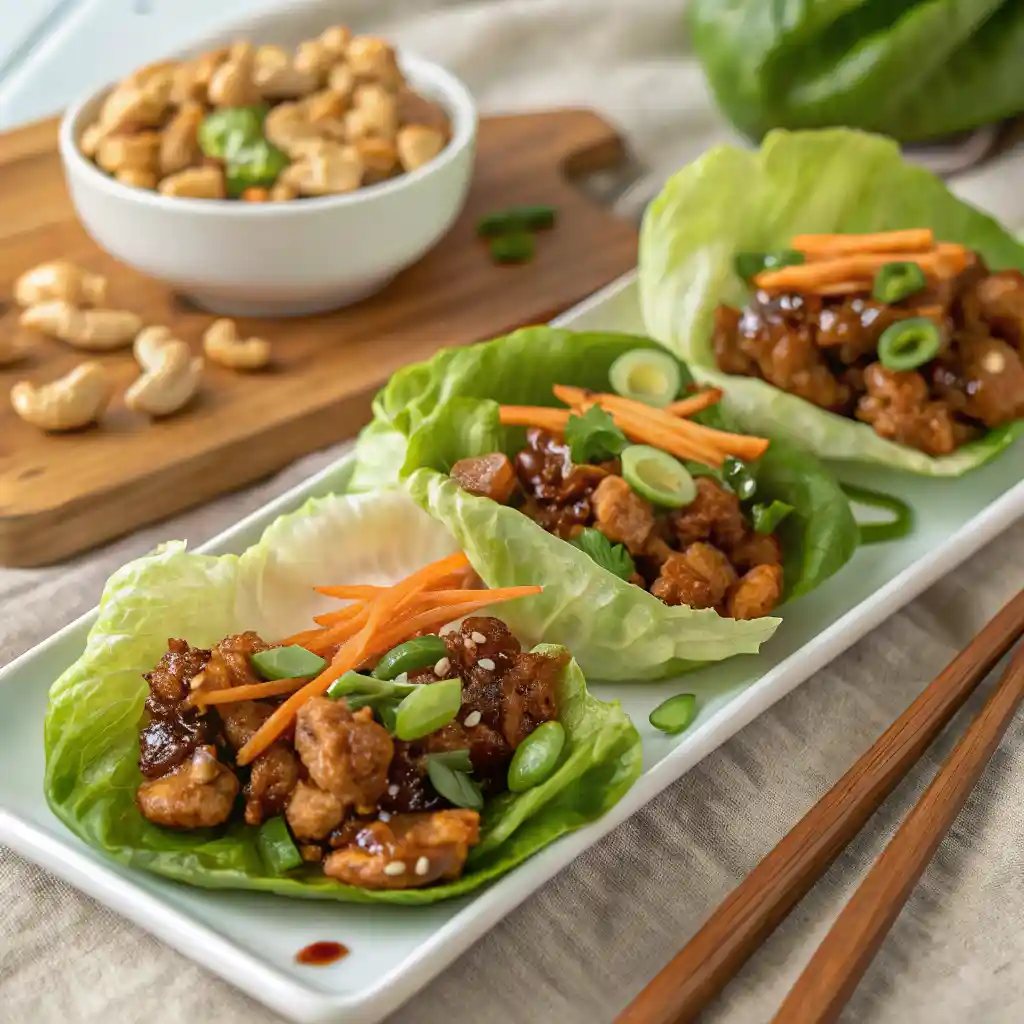 Amazing Chicken Lettuce Wraps 2 Chicken Lettuce Wraps