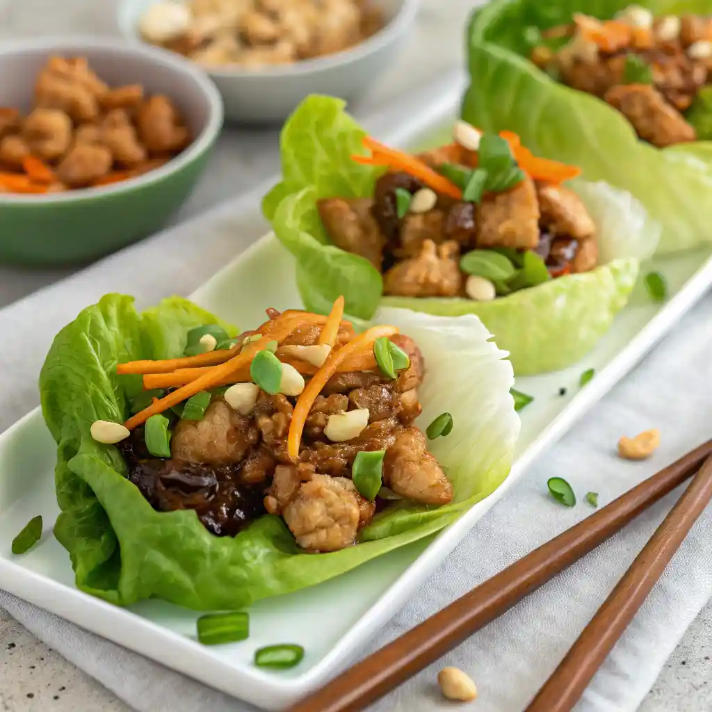 Amazing Chicken Lettuce Wraps 4 Chicken Lettuce Wraps