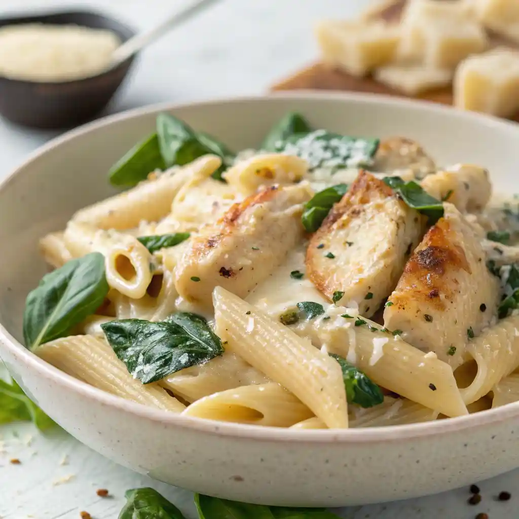 Chicken Spinach Pasta