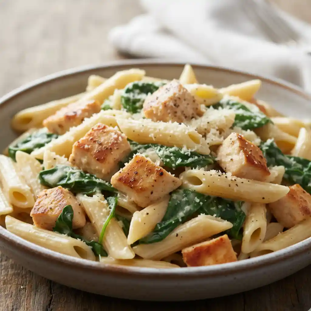 Chicken Spinach Pasta