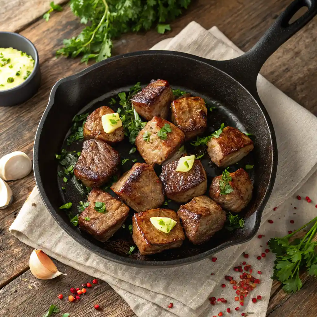 Sensational Garlic Butter Steak Bites 4 Garlic Butter Steak Bites
