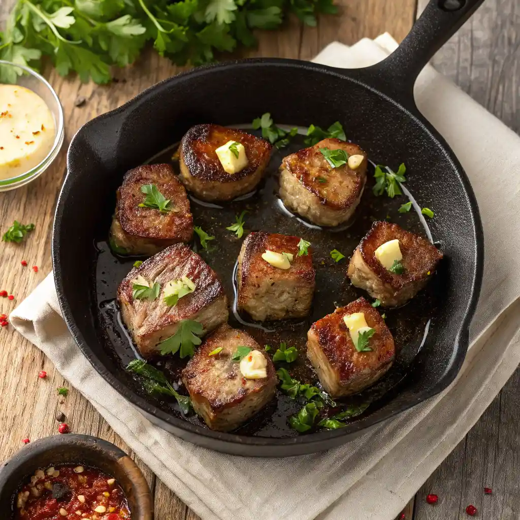 Sensational Garlic Butter Steak Bites 3 Garlic Butter Steak Bites