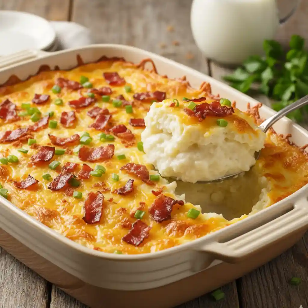 Mashed Potato Casserole: Make-Ahead & Cheesy 1 Mashed Potato Casserole