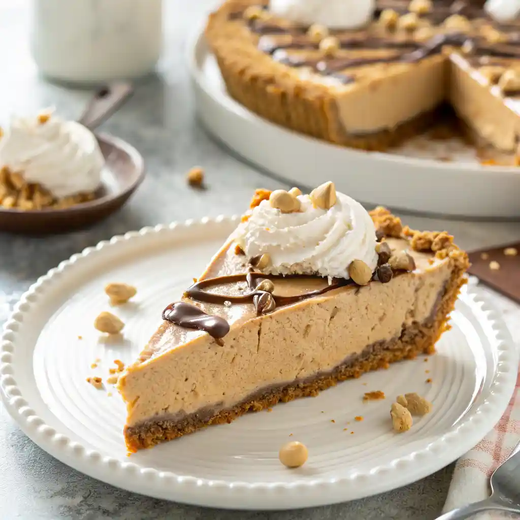 No Bake Peanut Butter Pie