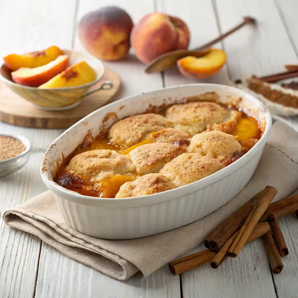 Peach Cobbler Dump Cake