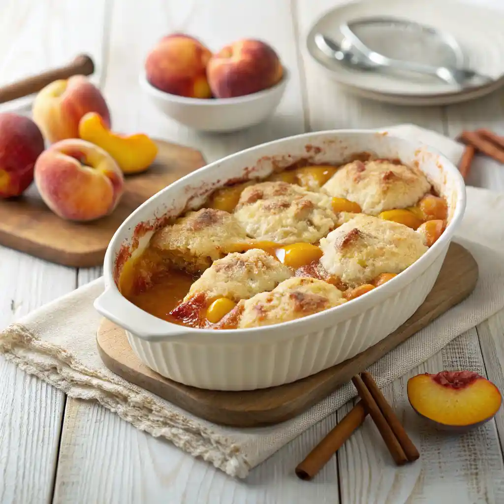 Peach Cobbler Dump Cake