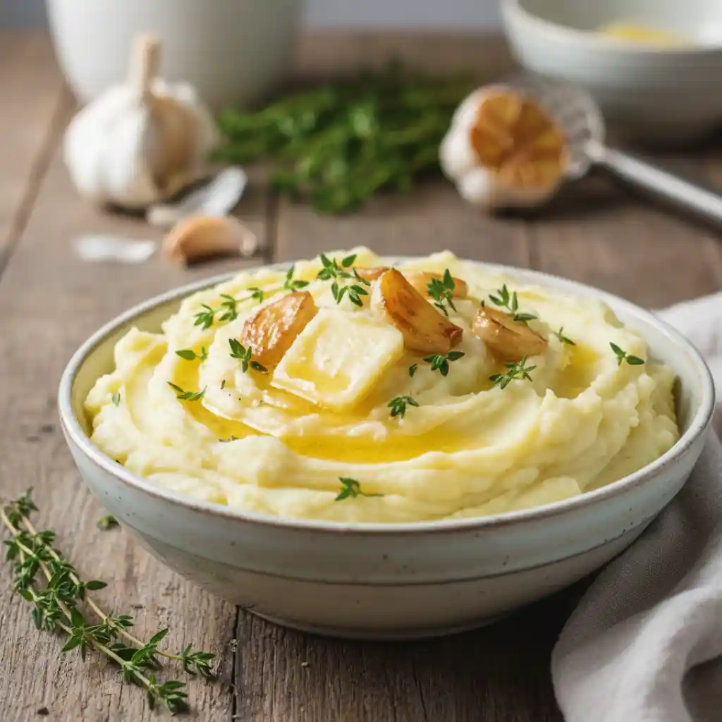 Creamy Roasted Garlic Mashed Potatoes 2 Roasted Garlic Mashed Potatoes