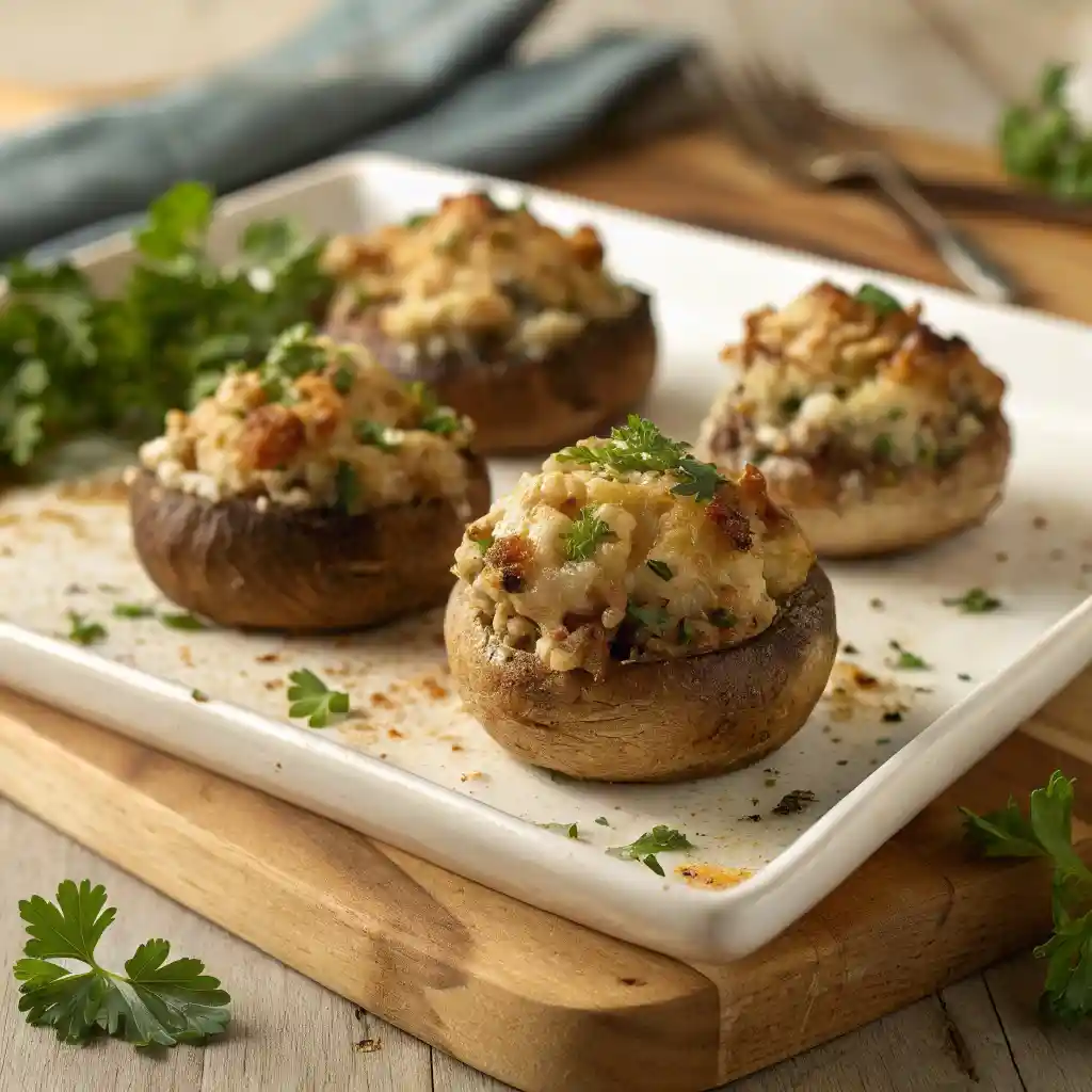 Sausage Stuffed Mushrooms