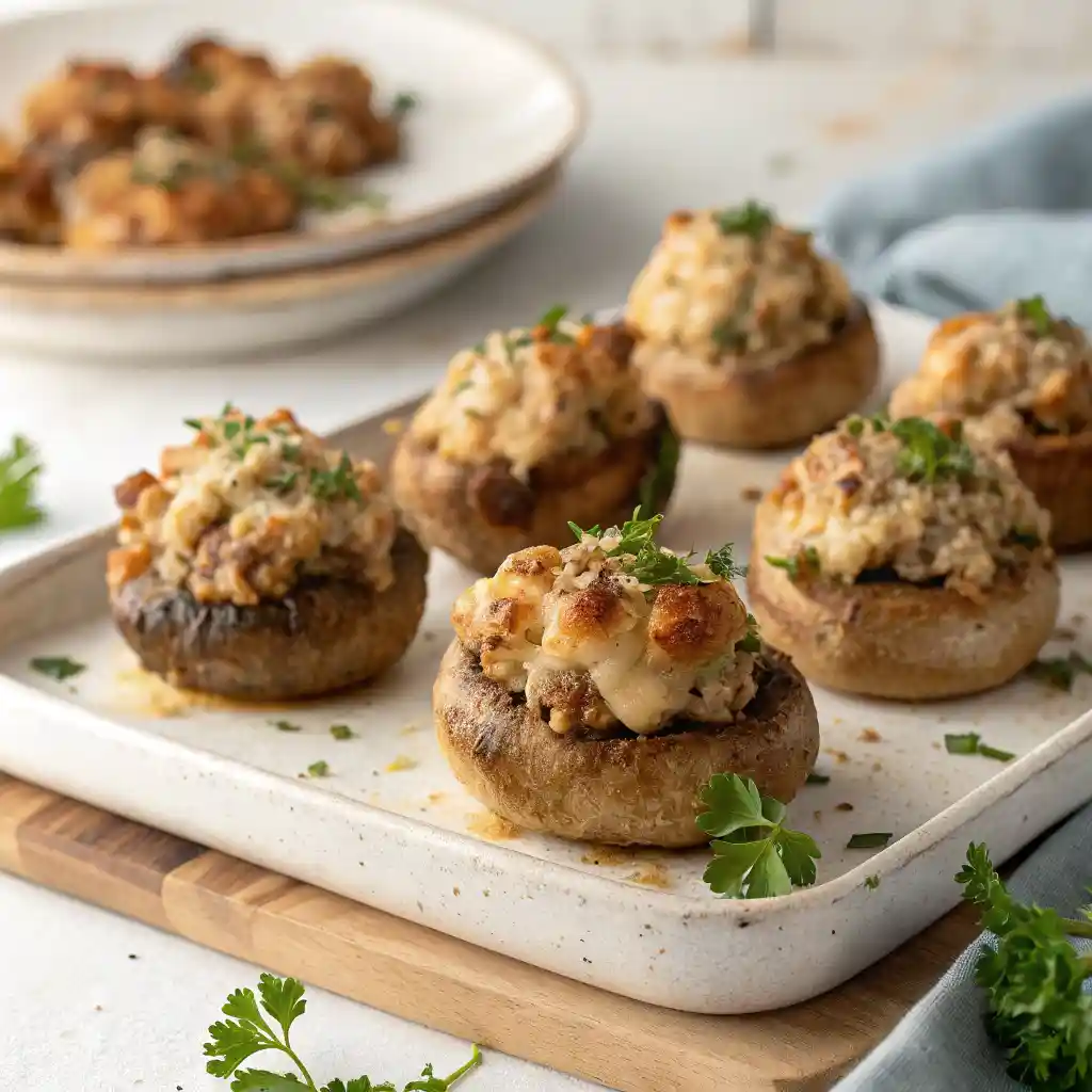 Sausage Stuffed Mushrooms