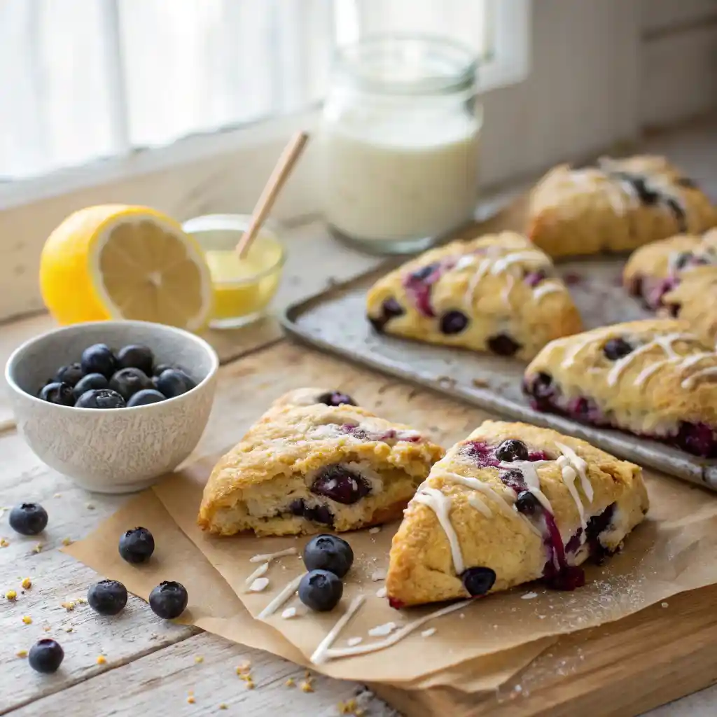 Flaky Blueberry Scones Recipe In 55 Minutes 3 Blueberry Scones Recipe