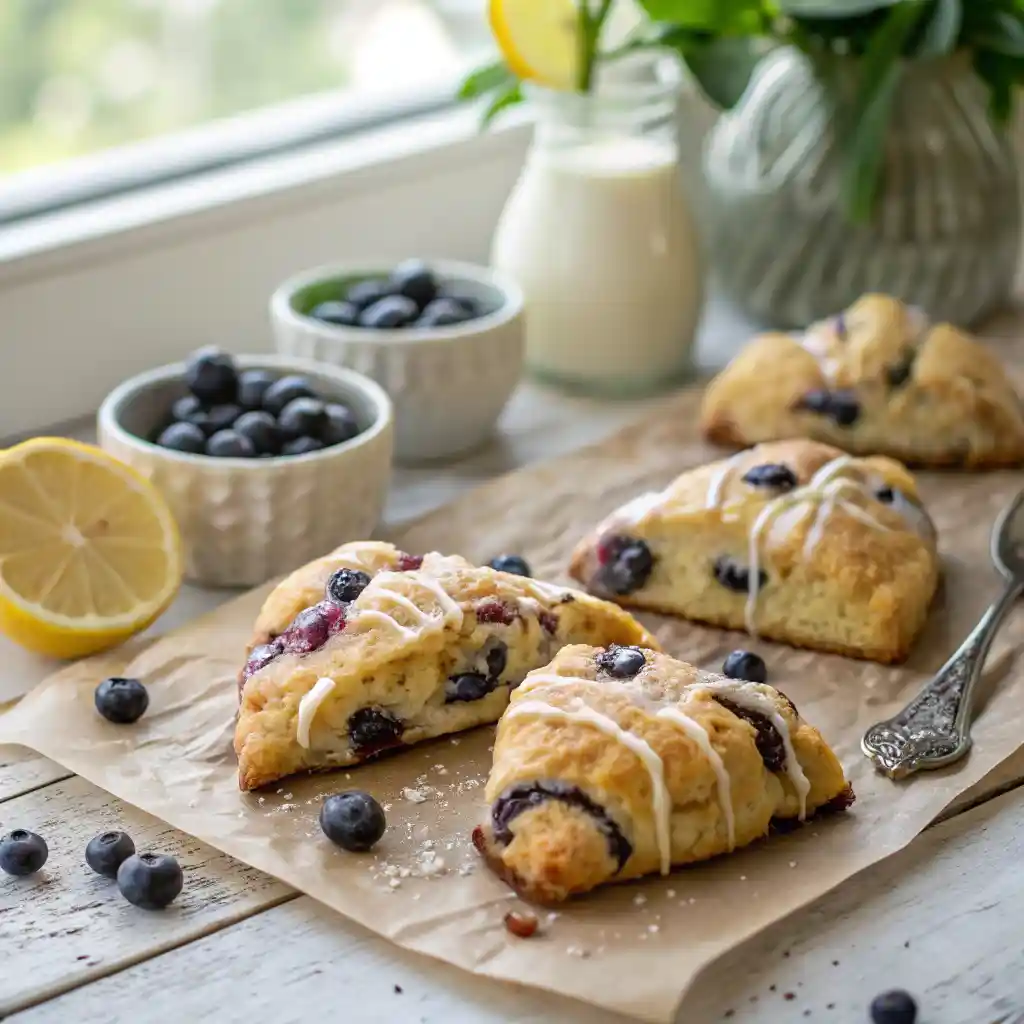 Flaky Blueberry Scones Recipe In 55 Minutes 4 Blueberry Scones Recipe