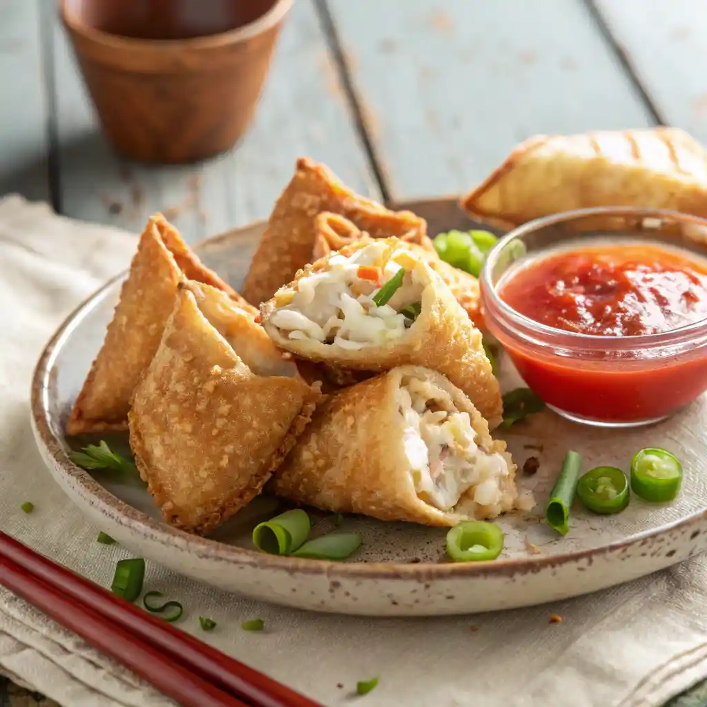 Crab Rangoon Recipe Crispy And Easy 3 Crab Rangoon Recipe