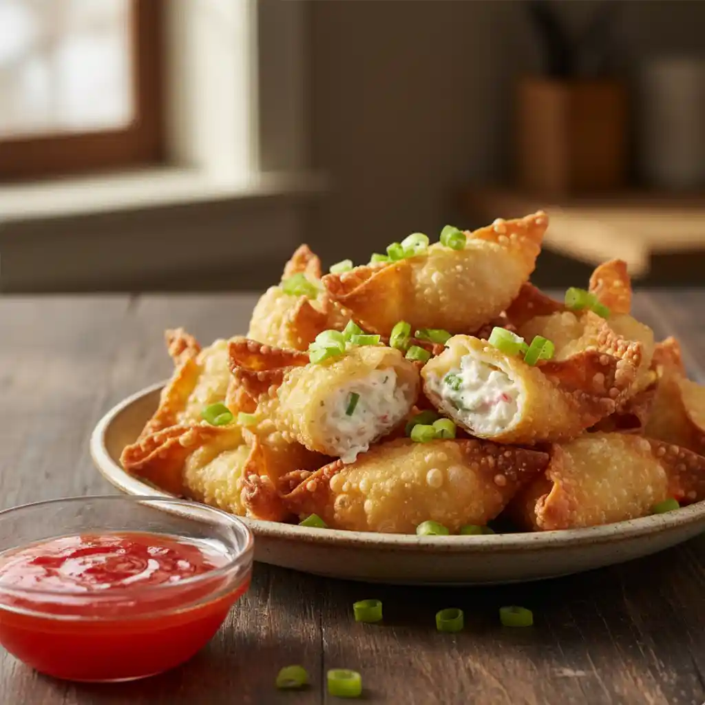 Crab Rangoon Recipe Crispy And Easy 1 Crab Rangoon Recipe