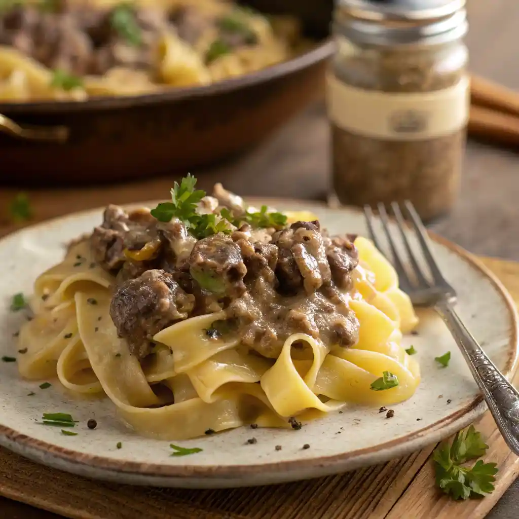 Hamburger Stroganoff Recipe 3 Hamburger Stroganoff