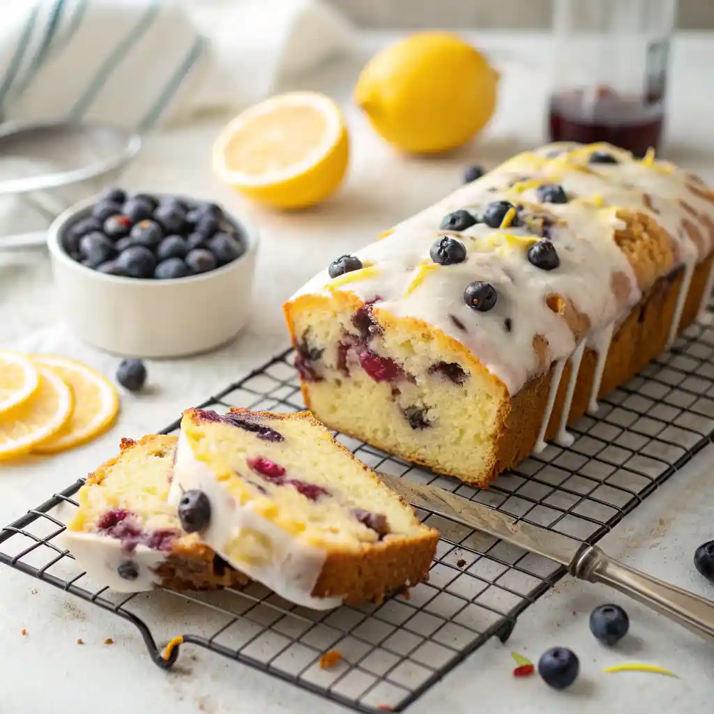 Lemon Blueberry Bread Recipe For a Burst of Sunshine 4 Lemon Blueberry Bread