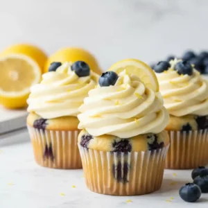 Lemon Blueberry Cupcakes