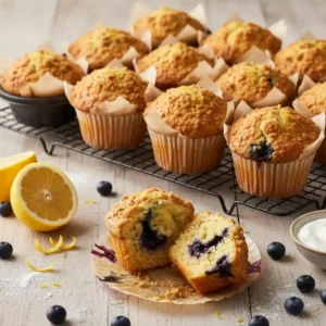 Lemon Blueberry Muffins