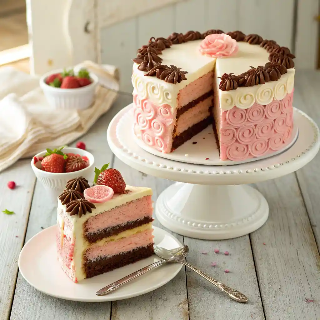 Neapolitan Cake