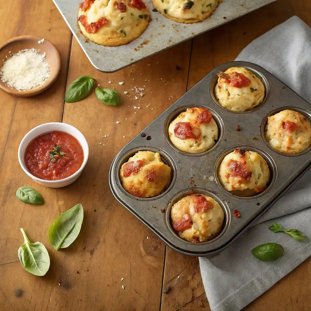 Pizza Muffins Quick And Easy, Customizable 4 Pizza Muffins