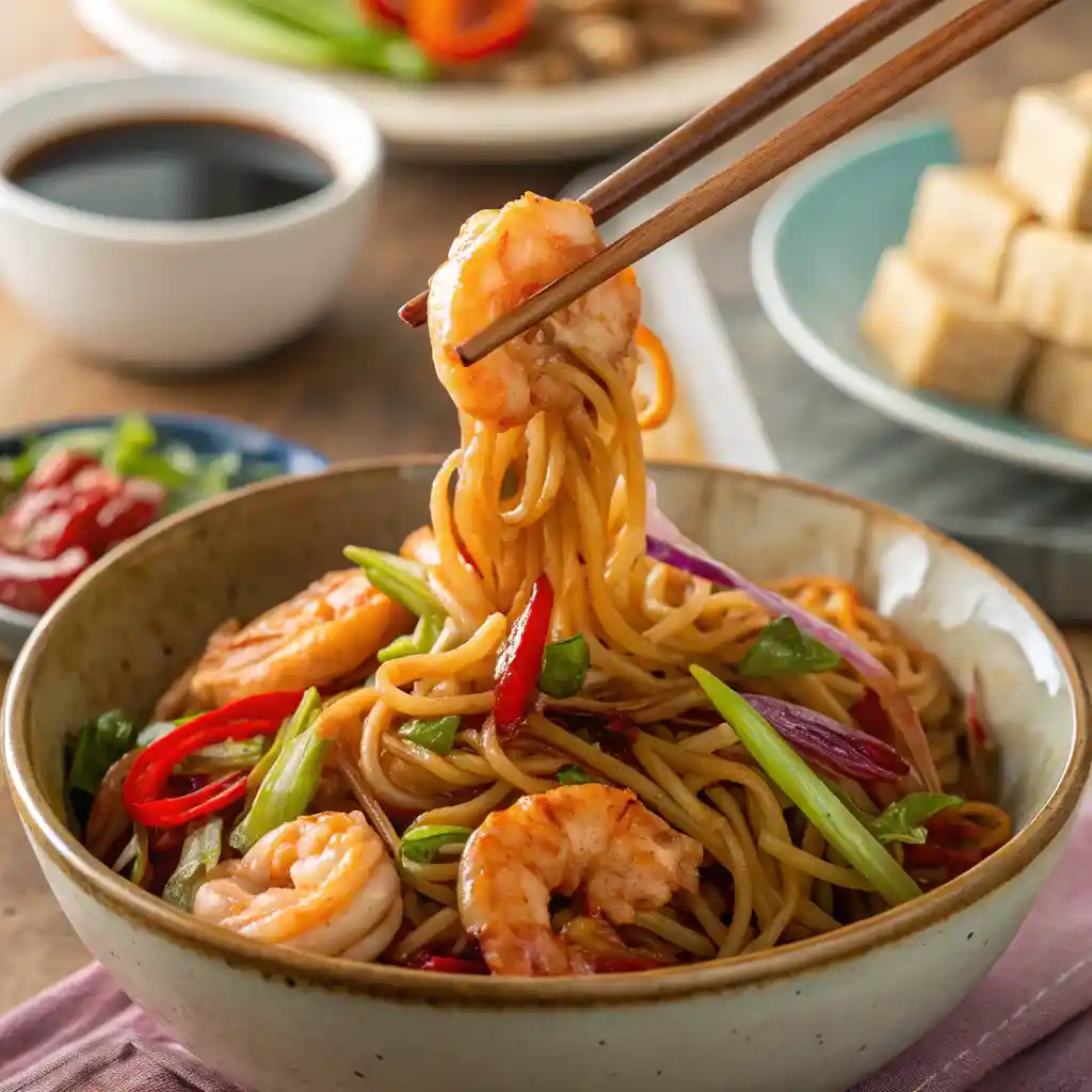 Shrimp Lo Mein Recipe in 20 Minutes 3 Shrimp Lo Mein Recipe
