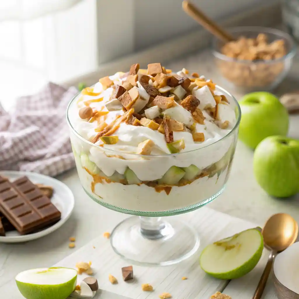 Snicker Salad Easy, Crowd-Pleasing Dessert 3 Snicker Salad