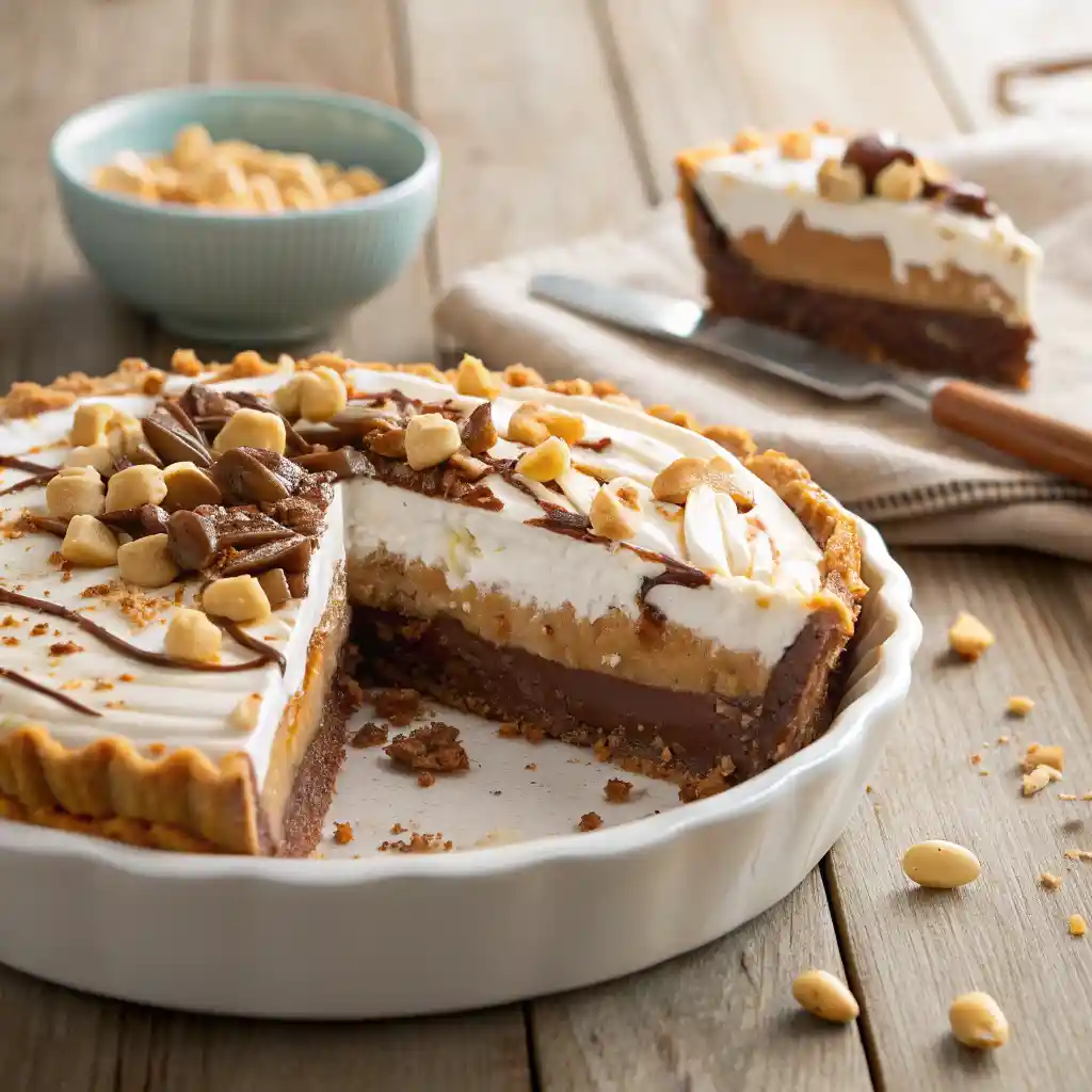 Snickers Pie Rich and Easy 4 Snickers Pie