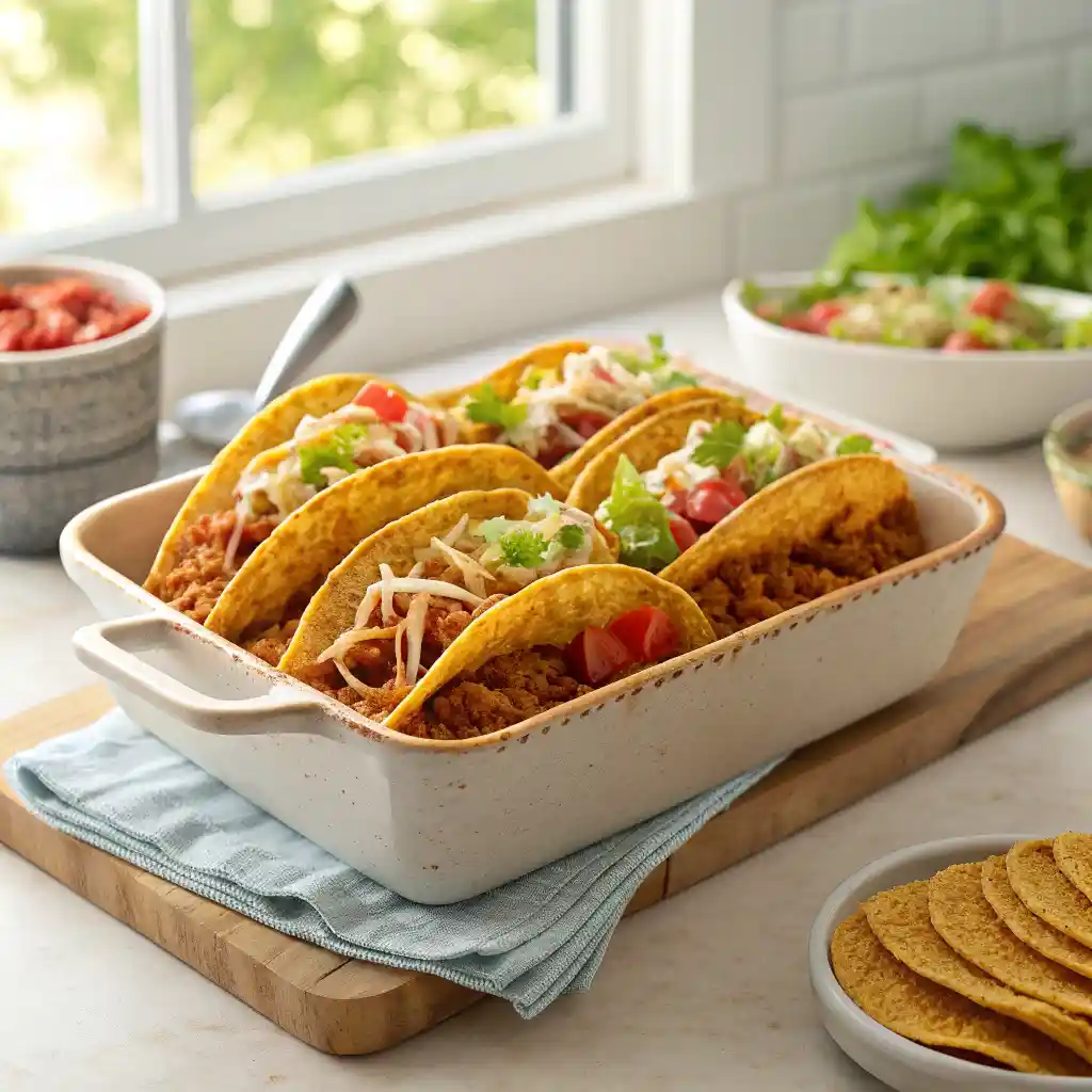 Baked Chicken Tacos