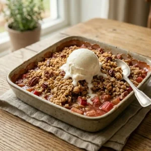 Rhubarb Crisp