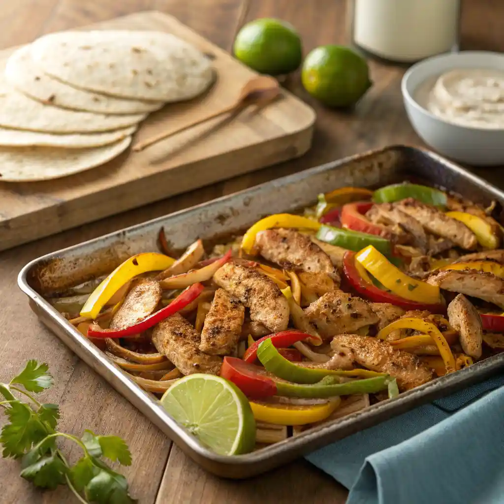 Sheet Pan Chicken Fajitas
