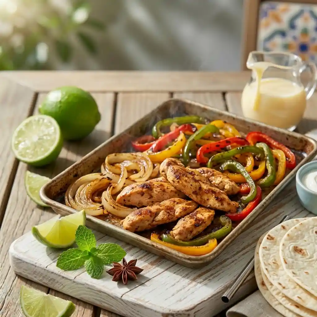 Sheet Pan Chicken Fajitas