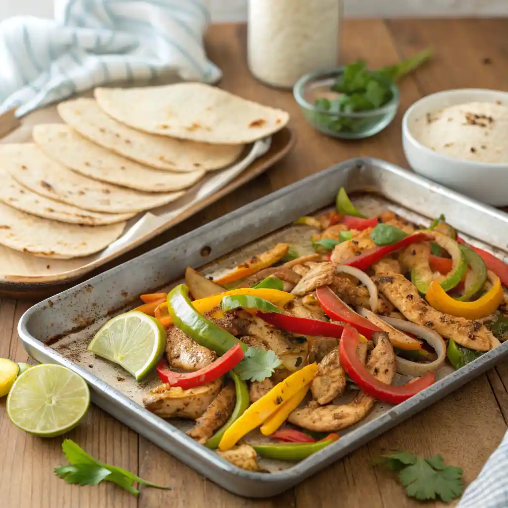 Sheet Pan Chicken Fajitas